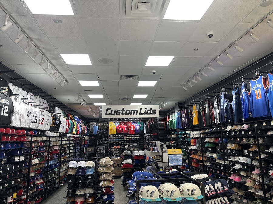 Lids Tyrone Square storefront and hat wall