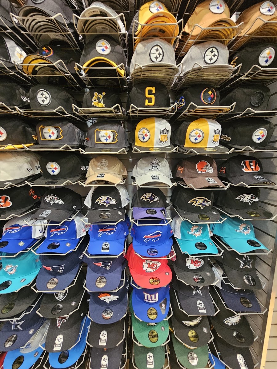 Lids storefront and hat wall