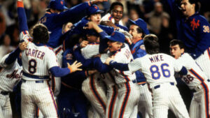 1985 New York Mets team celebration and World Series championship season highlights
