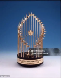 New York Yankees celebrating their 1998 World Series championship sweep over San Diego Padres