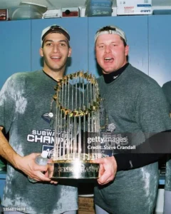 2000 World Series Subway Series between Yankees and Mets at Yankee Stadium