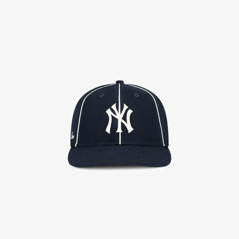 New Era New York Yankees fitted hat - ALD Drops Premium Yankees Fitted in Classic Navy Melton Wool