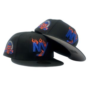 New Era New York Islanders fitted hat black colorway - New Era Drops Clean Islanders Fitted with 40th Anniversary Patch
