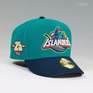 New Era New York Islanders fitted hat - Dynasty Dreams Fitted: New Era’s Pure Aqua Islanders 25th Anniversary Tribute