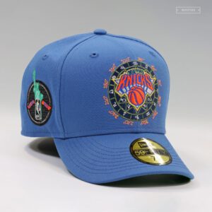 New Era New York Knicks fitted hat red colorway - New Era Drops Vintage-Inspired Knicks Fitted with 5th Ave NYC Branding