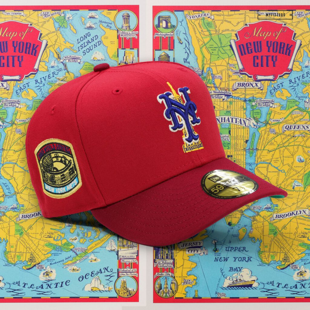 New Era New York Mets fitted hat - Miracle Mets Fitted: New Era Commemorates 1969 World Series with NYC Map Design