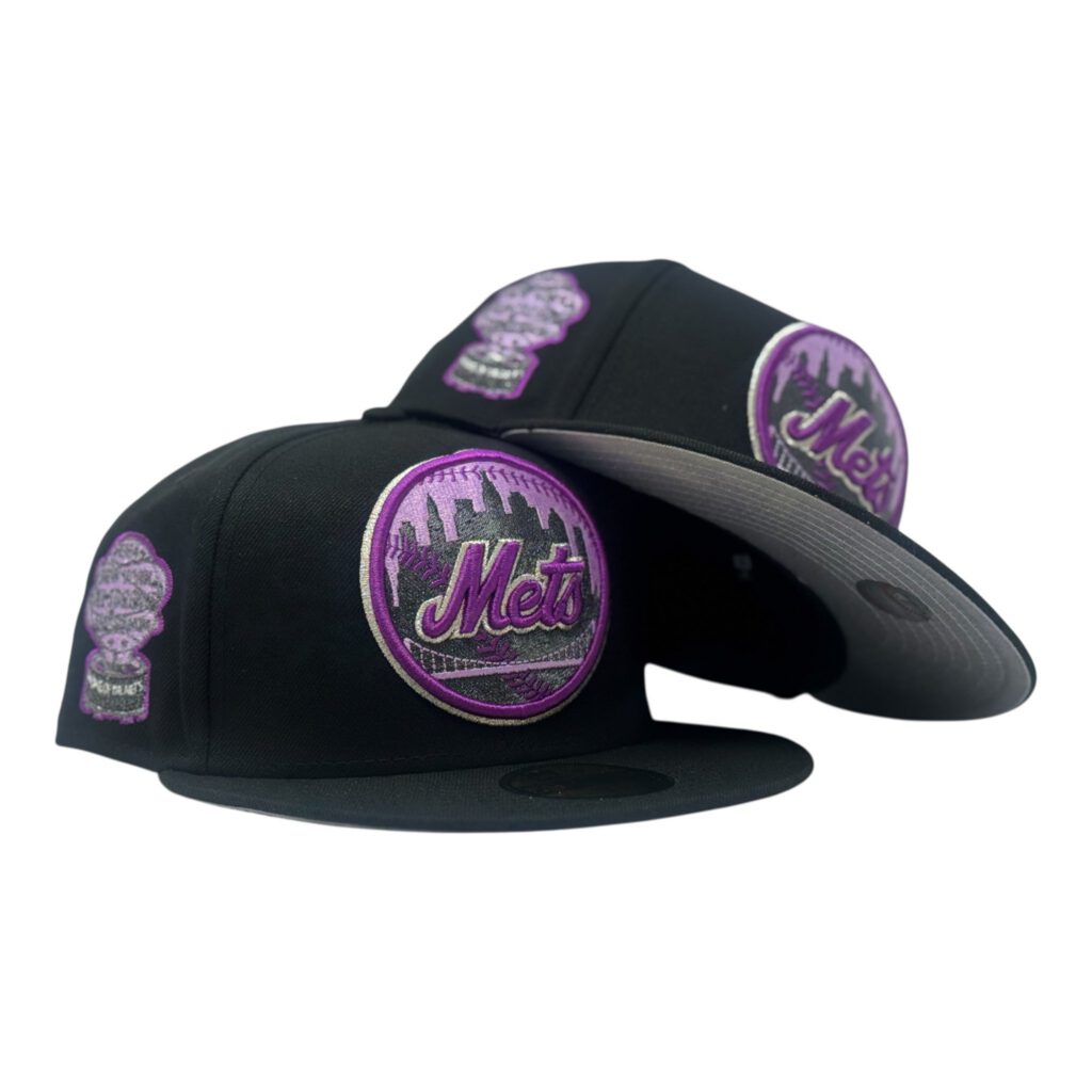 New Era New York Mets fitted hat black colorway - New Era Drops Clean Mets Fitted with 1964 All Star Game Patch
