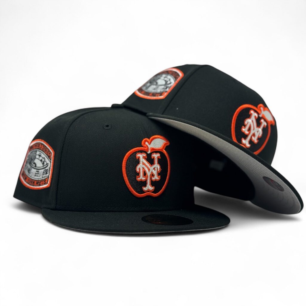 New Era New York Mets fitted hat black colorway - New Era Drops Clean Mets Fitted with World Series Patch