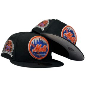 New Era New York Mets fitted hat black colorway - New Era Drops Clean Mets Fitted Commemorating 25th Anniversary of Subway Series