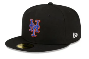 New Era New York Mets fitted hat Men's colorway - New Era Drops Clean Mets Fitted in All-Black Colorway