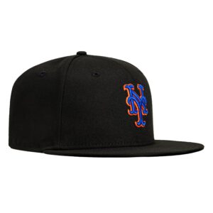 New Era New York Mets fitted hat Black colorway - New Era Drops Clean Mets Fitted in Sleek All-Black Colorway