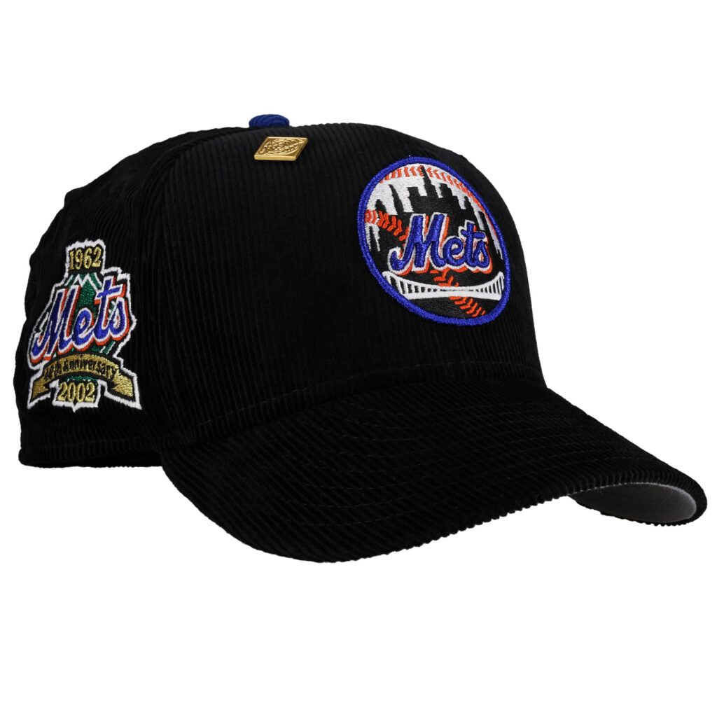 New Era New York Mets fitted hat black, grey colorway - New Era Drops Clean Mets Fitted with 40th Anniversary Patch