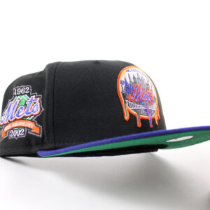 New Era New York Mets fitted hat Drippy Logo colorway - Mets 40th Anniversary Fitted: New Era’s Drippy Logo Celebrates Franchise Milestones