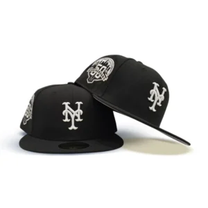 New Era New York Mets fitted hat black, gray colorway - Mets 50th Anniversary Fitted: New Era Celebrates Five Decades of Queens Baseball