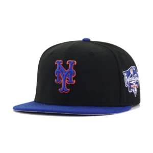 New Era New York Mets fitted hat black, blue, orange, royal colorway - 2000 World Series Fitted: New Era Drops Mets Subway Series Commemorative