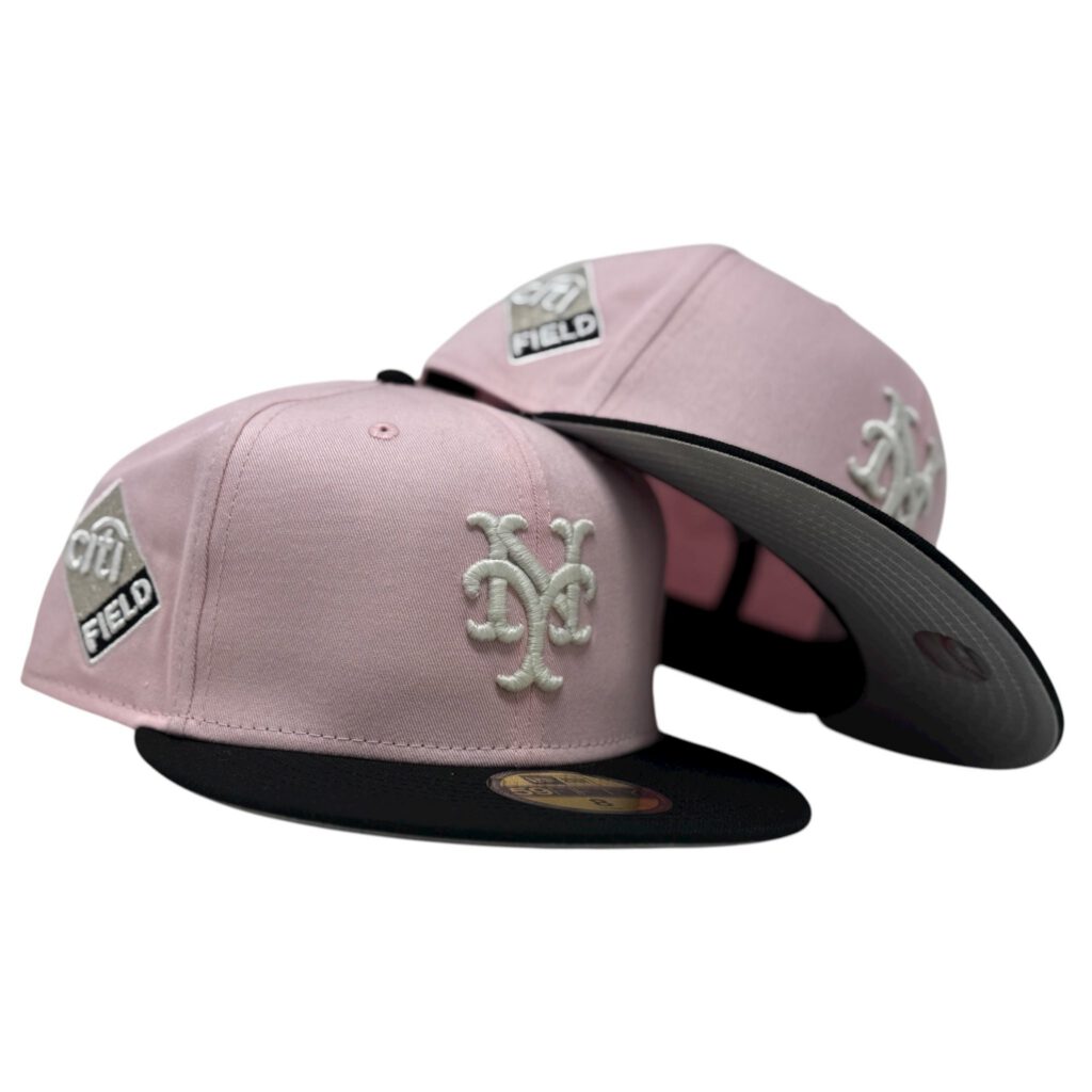 New Era New York Mets fitted hat black, pink colorway - New Era Drops Glow-in-the-Dark Mets Fitted with Citi Field Logo