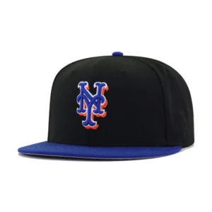 New Era New York Mets fitted hat black, blue, orange, royal, gold colorway - Miracle Mets Fitted: New Era Celebrates 1969 World Series Champions
