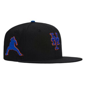 New Era New York Mets fitted hat Black, Royal, Orange colorway - New Era Drops Fresh Mets Fitted with Juan Soto Stance Patch