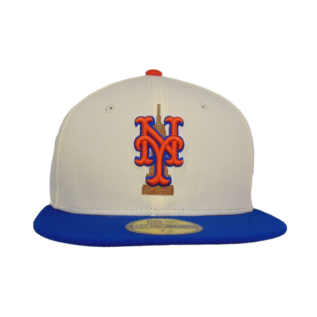 New Era New York Mets fitted hat Royal, Chrome colorway - New Era Drops Clean Mets Fitted in Chrome Royal Colorway