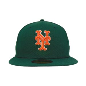 New Era New York Mets fitted hat Green, Dark Green colorway - New Era Drops Clean Dark Green Mets Fitted for Spring