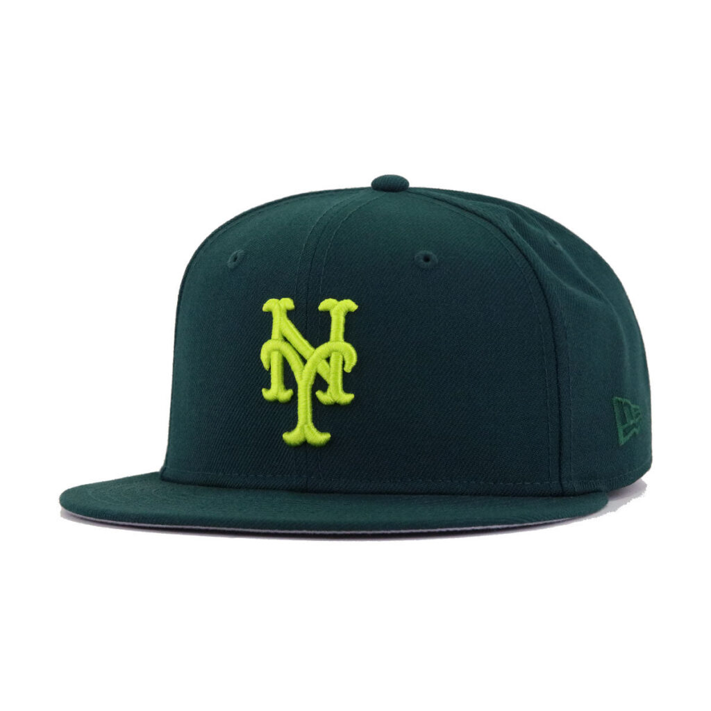 New Era New York Mets fitted hat green, yellow colorway - New Era Drops Clean Mets Fitted Honoring NYC Sanitation Department