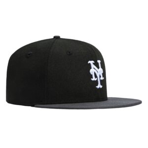New Era New York Mets fitted hat Black, Graphite colorway - New Era Drops Clean Mets Fitted in Sleek Black and Graphite