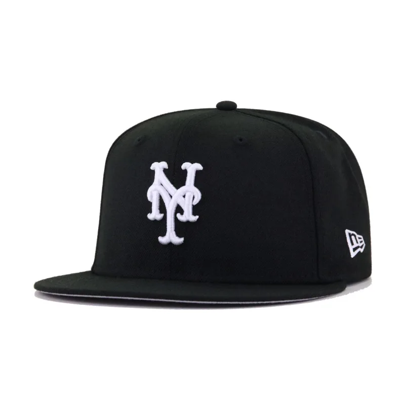 New Era New York Mets fitted hat black colorway - New Era Drops Clean Mets Fitted in Classic Black Colorway
