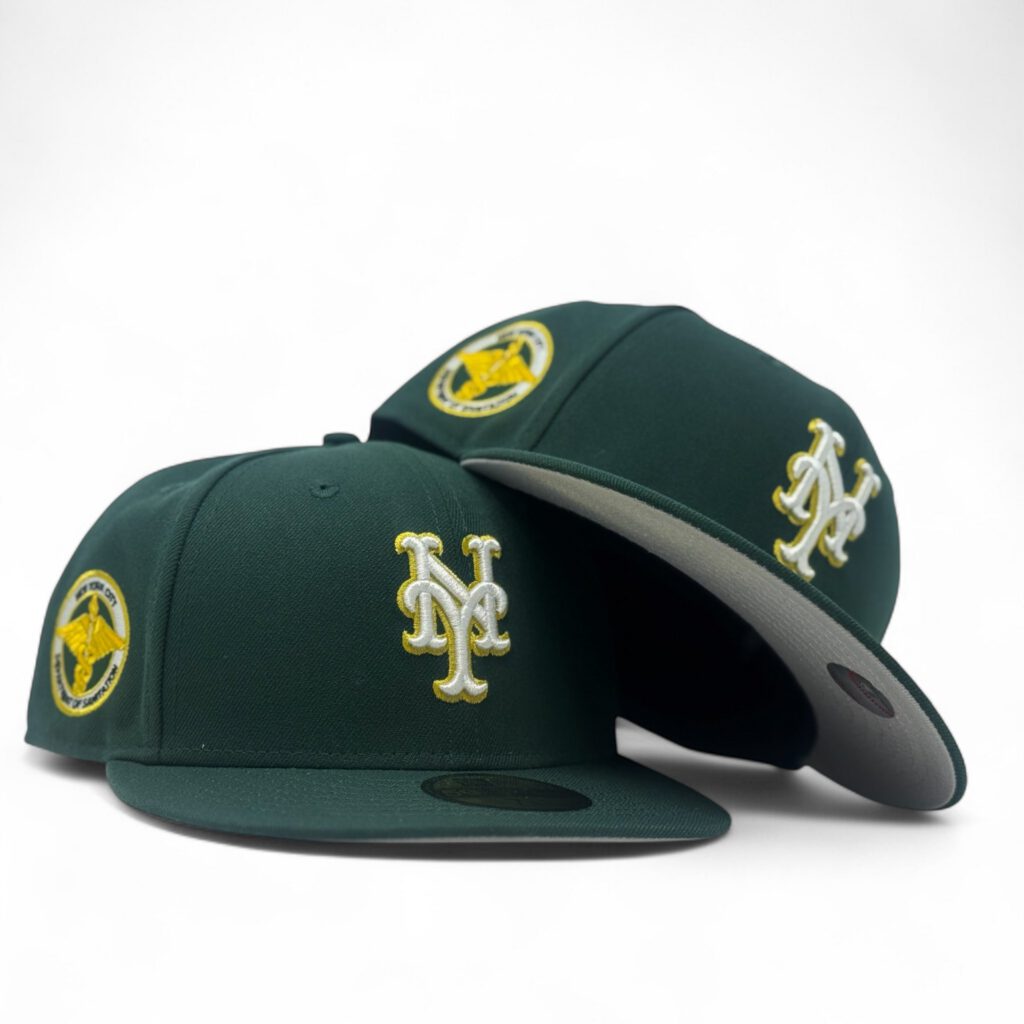 New Era New York Mets fitted hat green colorway - New Era Drops Clean Mets Fitted with Unique Sanitation Department Theme