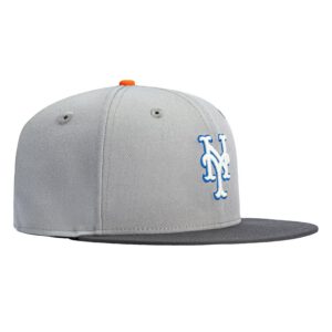 New Era New York Mets fitted hat Grey, Graphite colorway - New Era Drops Clean Grey Mets Fitted in Sleek Graphite Colorway