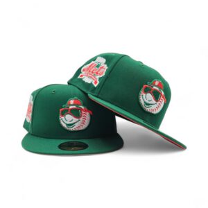 New Era New York Mets fitted hat green, orange, kelly green, orange bottom colorway - Miracle Mets Anniversary Fitted: New Era’s Kelly Green 40th Anniversary Spring Training Drop