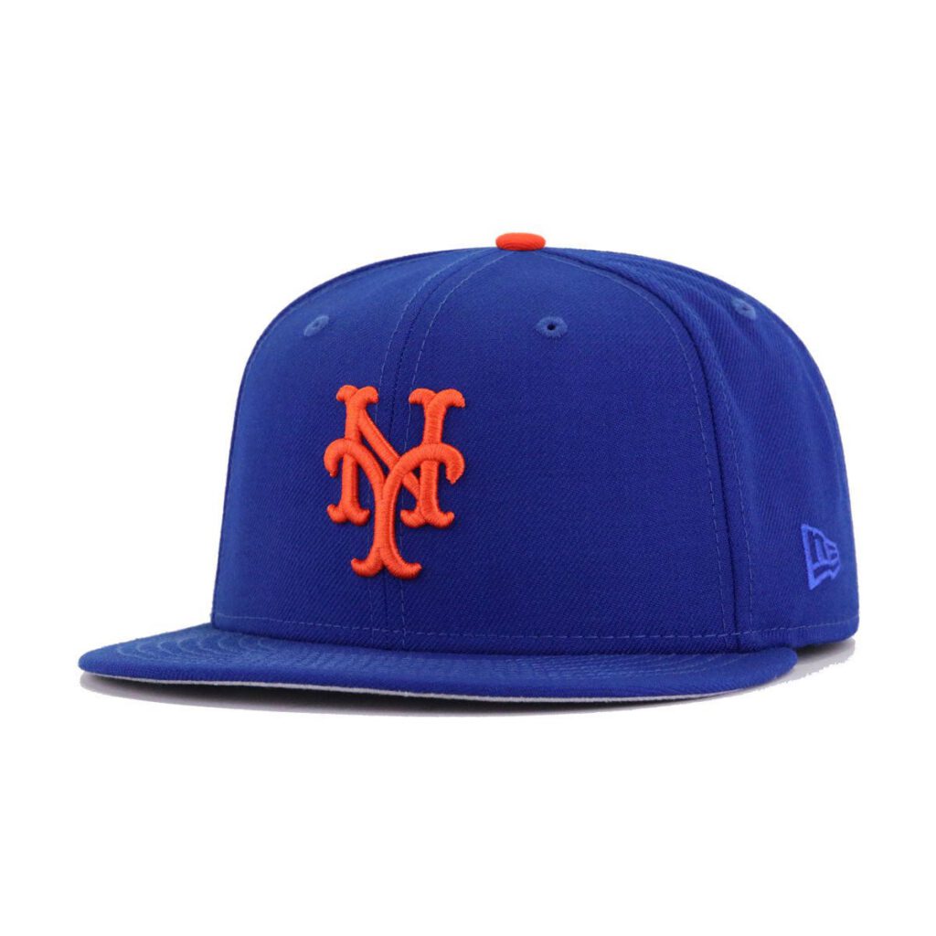 New Era New York Mets fitted hat blue, orange, royal colorway - New Era Drops Clean Mets 1962 Fitted in Light Royal Blue