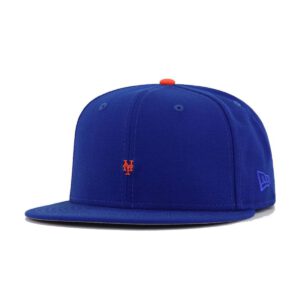 New Era New York Mets fitted hat blue, orange, royal colorway - New Era Mets Fitted Drops in Fresh Light Royal Blue Colorway