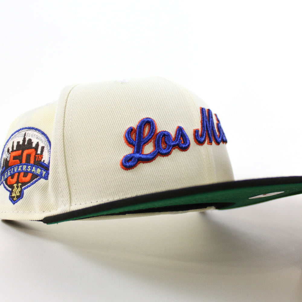 New Era New York Mets fitted hat Los Mets colorway - Los Mets 50th Anniversary Fitted: New Era Celebrates Five Decades of Mets History