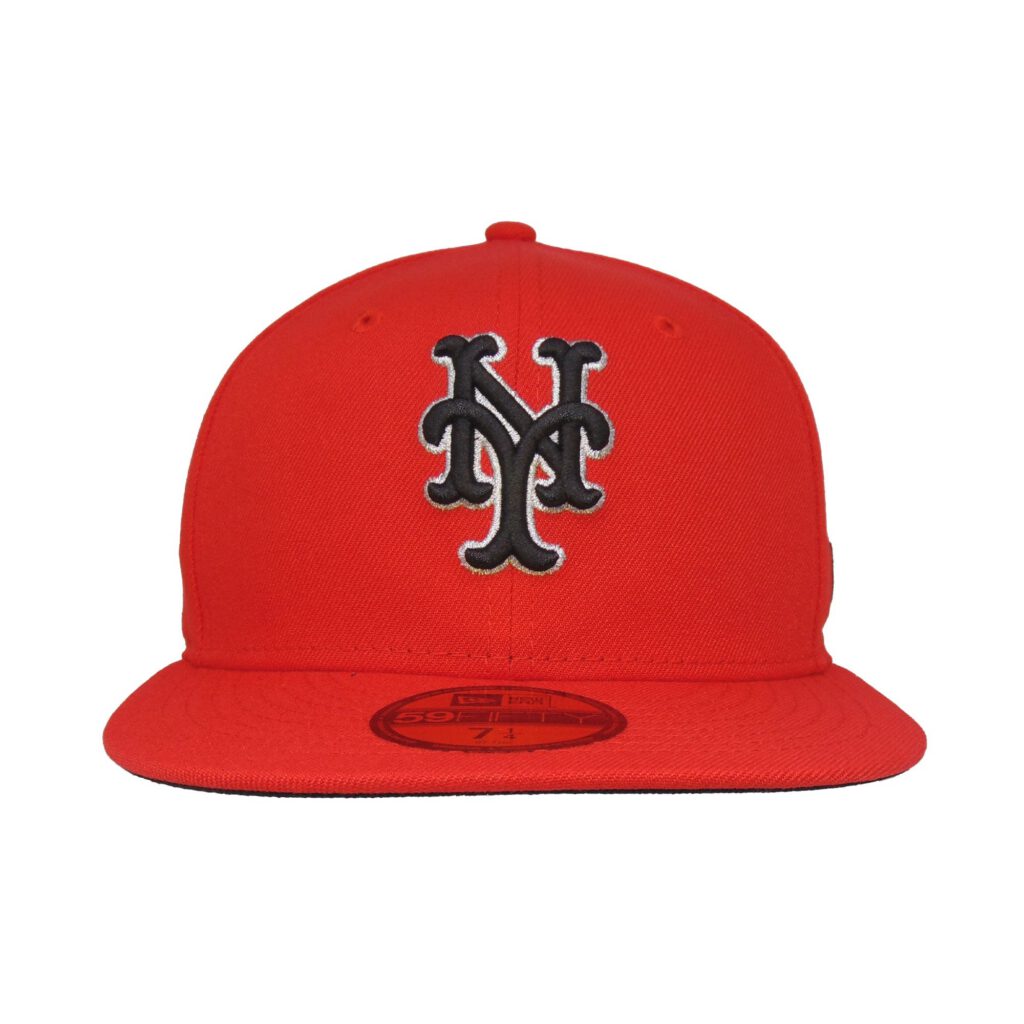 New Era New York Mets fitted hat Red colorway - Clean Red Mets Fitted Drops at just_fitteds