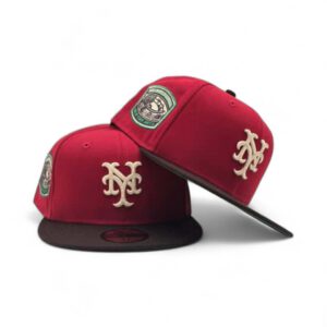 New Era New York Mets fitted hat red, green, brown, green bottom colorway - Miracle Mets Fitted: New Era Celebrates 1969 World Series Champions