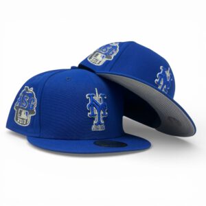 New Era New York Mets fitted hat blue, royal colorway - New Era Drops Clean Mets Fitted with 2013 All Star Game Patch