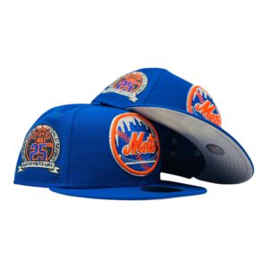New Era New York Mets fitted hat blue, royal colorway - New Era Drops Clean Mets Fitted Celebrating 25th Anniversary of Subway Series