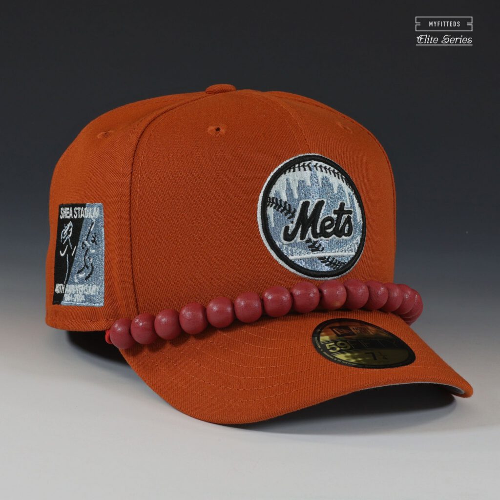 New Era New York Mets fitted hat - Shea Stadium 40th Anniversary Fitted: New Era’s Elite Series Celebrates Mets History with Portgas D. Ace