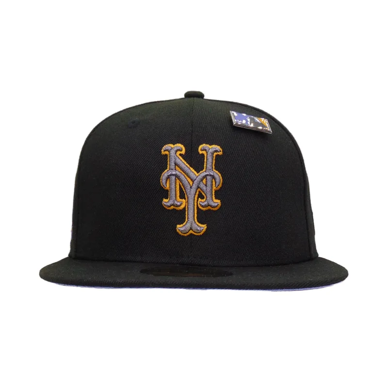 New Era New York Mets fitted hat Shea Stadium colorway - New Era Drops Clean Mets Fitted with Shea Stadium Side Patch