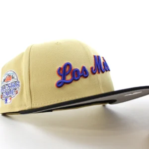 New Era New York Mets fitted hat Vegas Gold Black Gray Under Brim colorway - Citi Field Classic Fitted: New Era’s 2013 All-Star Game Mets Tribute in Vegas Gold