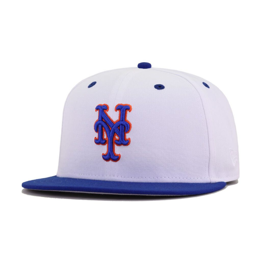 New Era New York Mets fitted hat white, blue, orange, cream, royal colorway - New Era Drops Sweet Mets Fitted with Ice Cream Man Vibes