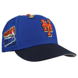 New Era New York Mets fitted hat grey, blue colorway - New Era Drops Clean Mets Fitted Celebrating 25th Anniversary of Subway Series