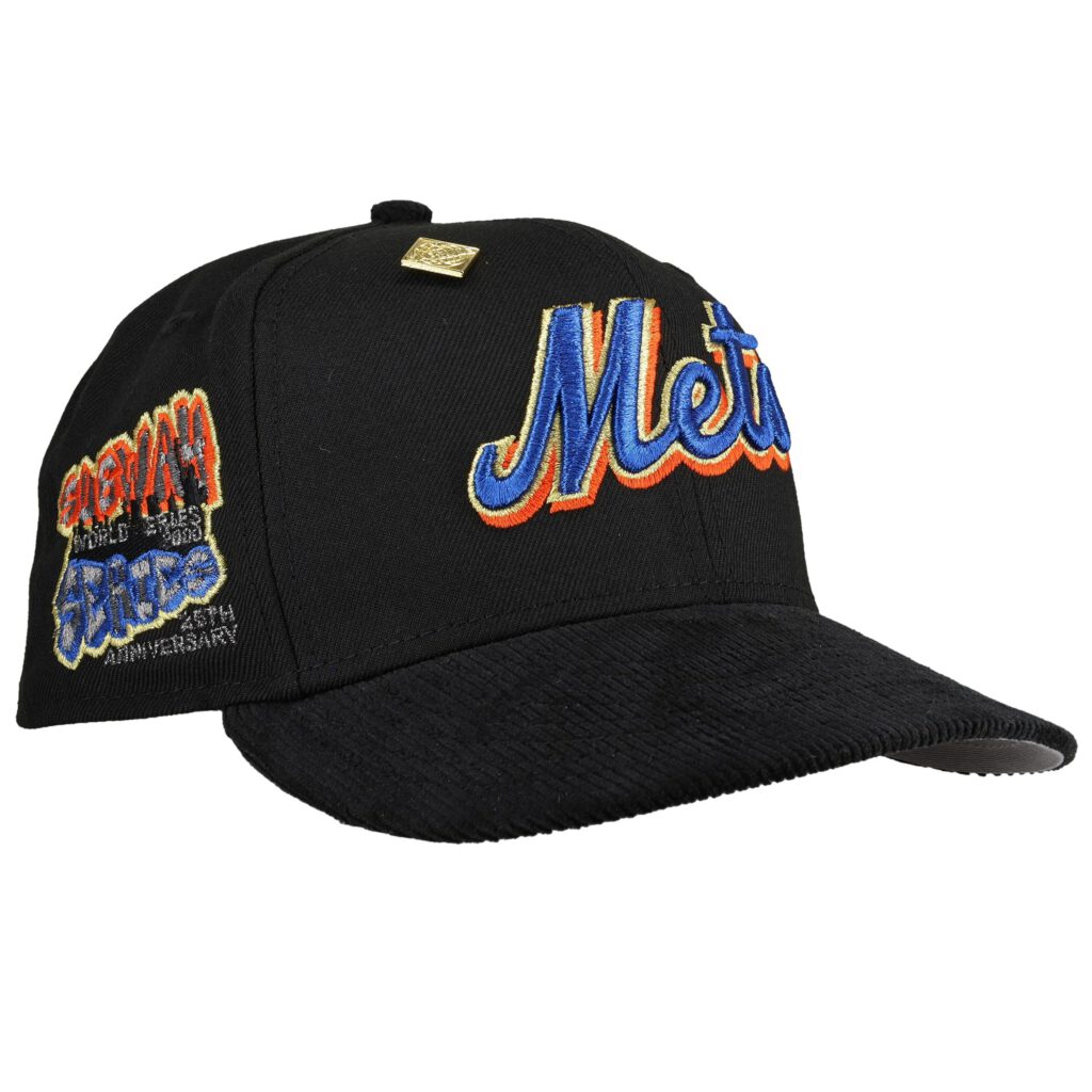 New Era New York Mets fitted hat black, grey colorway - New Era Drops Premium Mets Fitted Celebrating 25 Years of Subway Series History
