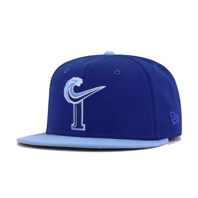 New Era New York Mets fitted hat blue, royal colorway - Norfolk Tides Drop Fresh Light Royal Blue Fitted for Mets Fans