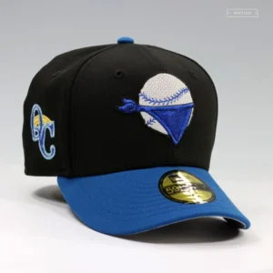 New Era New York Yankees fitted hat royal colorway - Quad Cities River Bandits Drop Special Centennial Bridge Fitted with Unique Side Patch