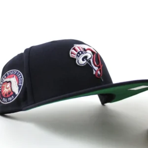 New Era New York Yankees fitted hat Navy Green Under Brim colorway - New Era Drops Clean Tampa Yankees Fitted with Florida State League Patch