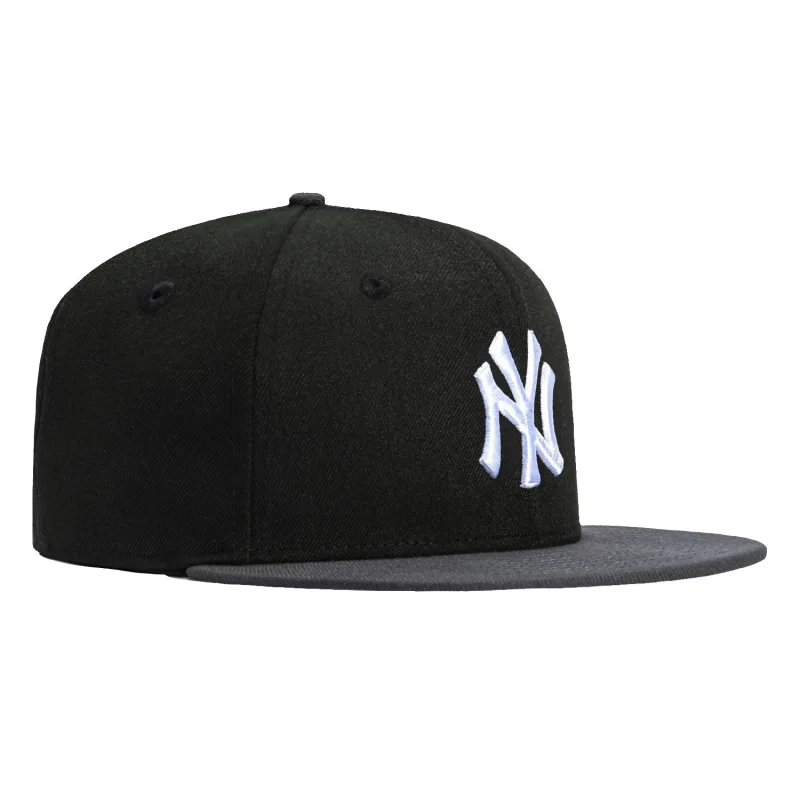 New Era New York Yankees fitted hat Black, Graphite colorway - New Era Drops Clean Yankees Fitted in Black/Graphite Colorway