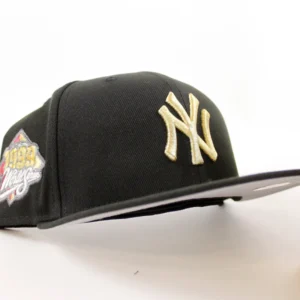 New Era New York Yankees fitted hat Black Gray Under Brim colorway - Dynasty Peak Fitted: New Era’s 1999 World Series Yankees Championship Hat