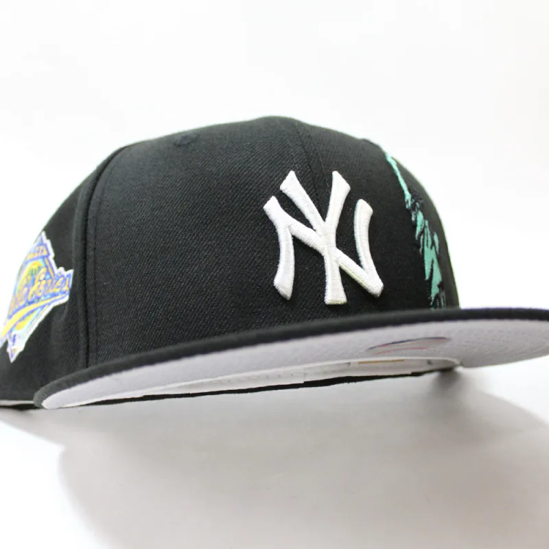 New Era New York Yankees fitted hat Black Grey Under Brim colorway - Dynasty Begins Fitted: New Era’s Yankees 1996 World Series Championship Tribute