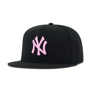 New Era New York Yankees fitted hat black, pink colorway - 1996 World Series Fitted: New Era’s Yankees Black/Pink Championship Tribute
